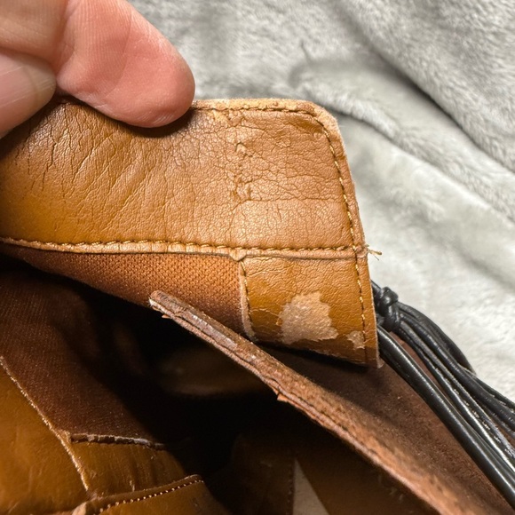 Franco Sarto Chestnut Suede Ankle Booties - Picture 7 of 12